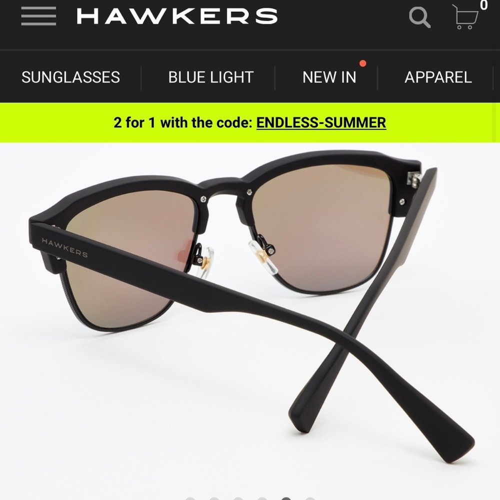 Hawkers Polarized Blue Mirror Sunglasses - Picture 11 of 14